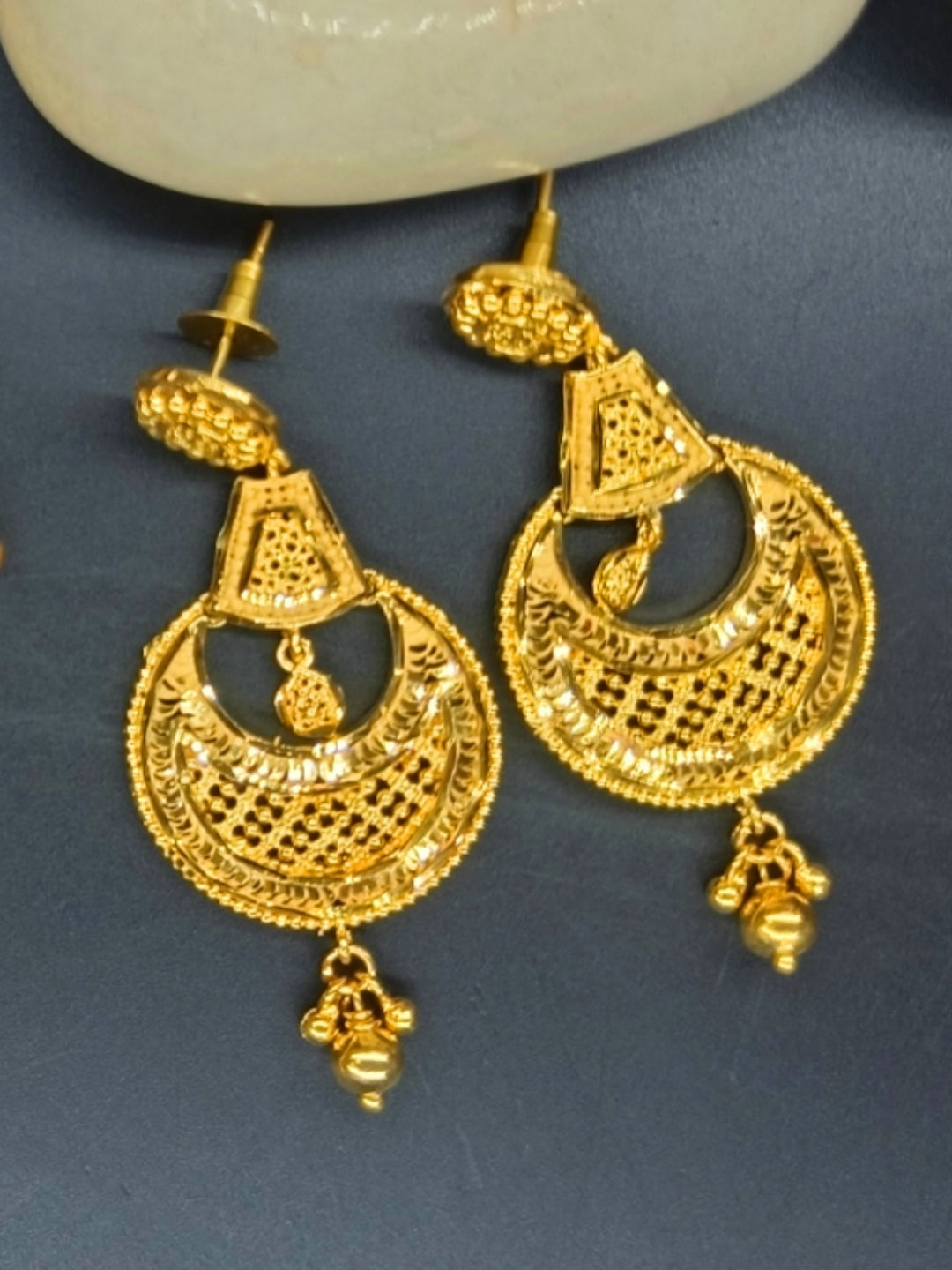 Jhanvi 1 Gram Gold Plated Designer Fancy Necklace Set