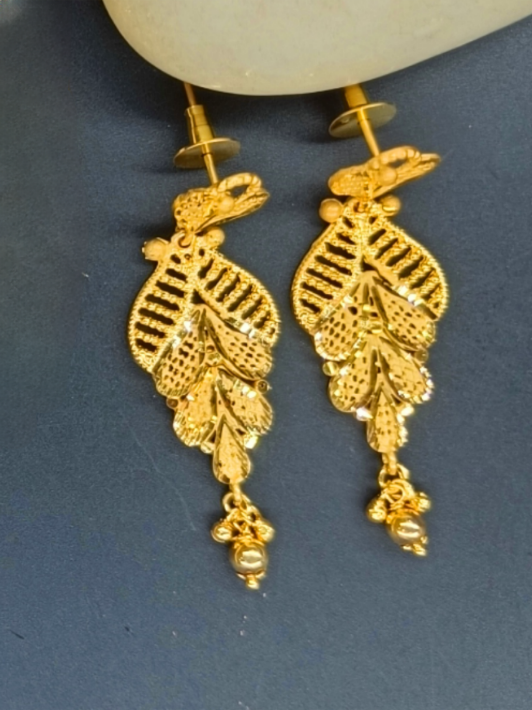 Kanta 1 Gram Gold Plated Designer Fancy Necklace Set
