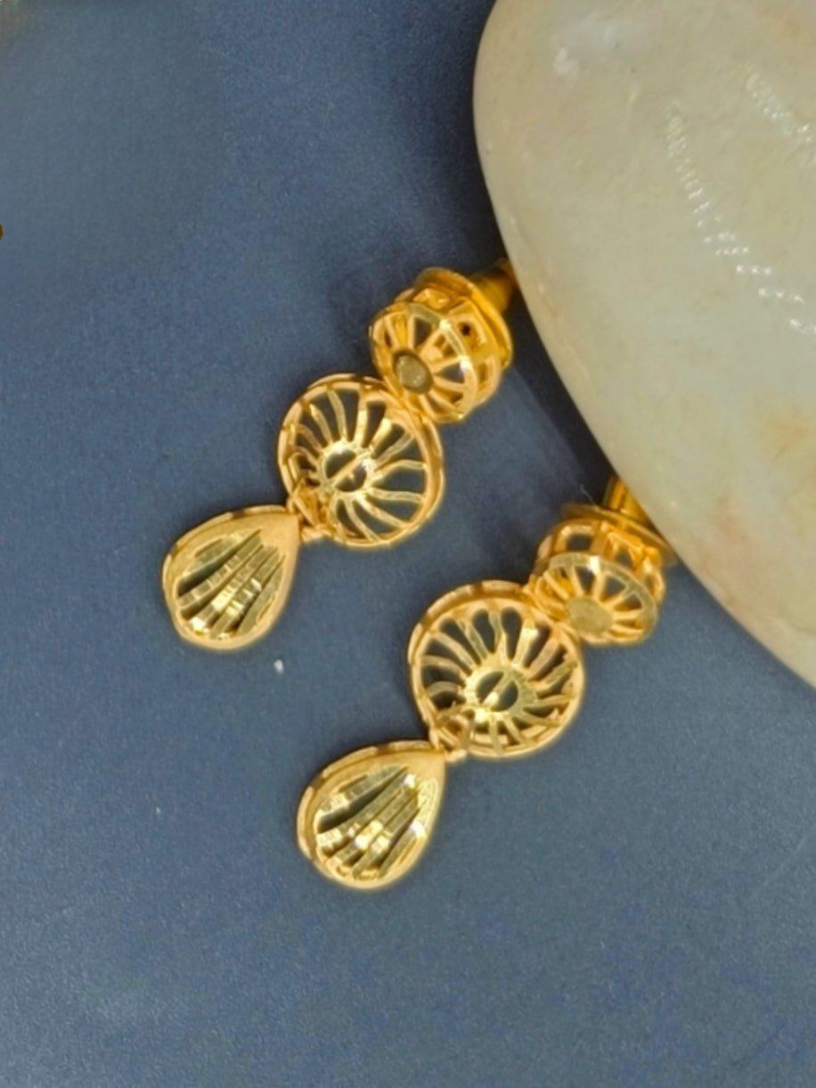 Shanaya 1 Gram Gold Plated Designer Turkish Necklace Set