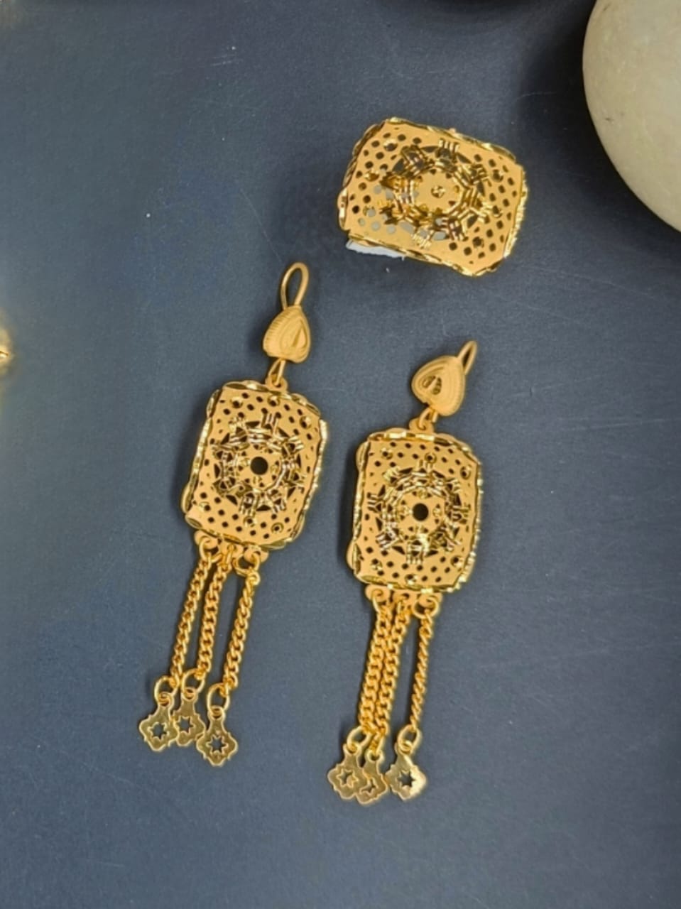 Alessiass 1 Gm Gold Plated Chain Set