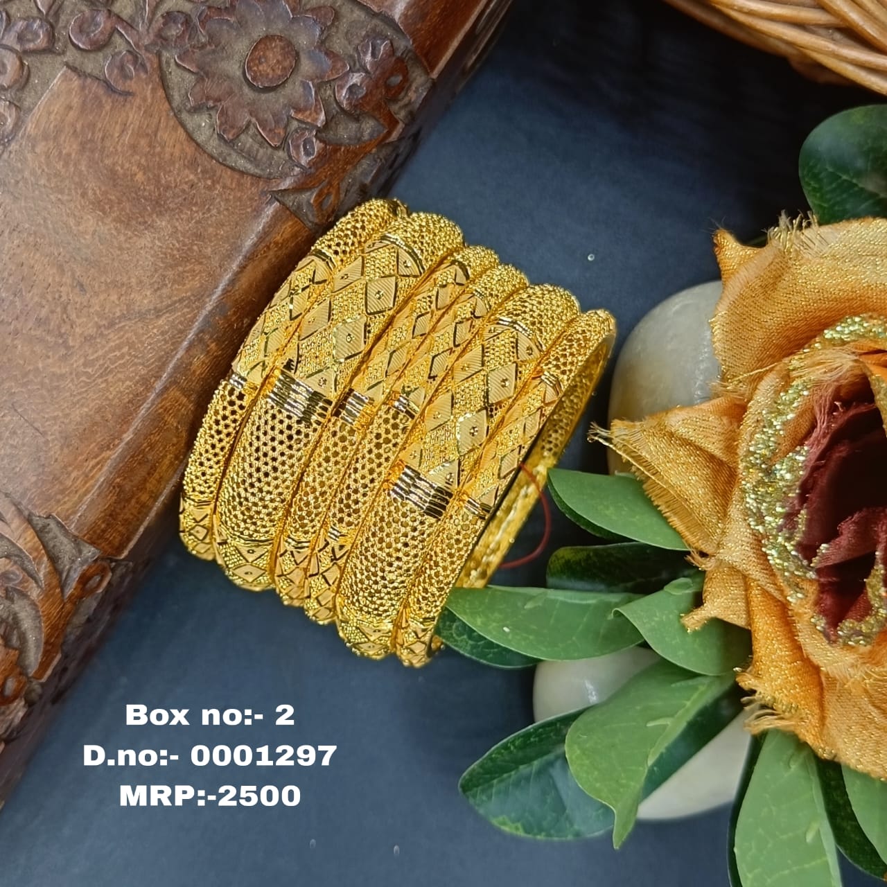 Riya One Gram Gold 6 pis Bangles Set