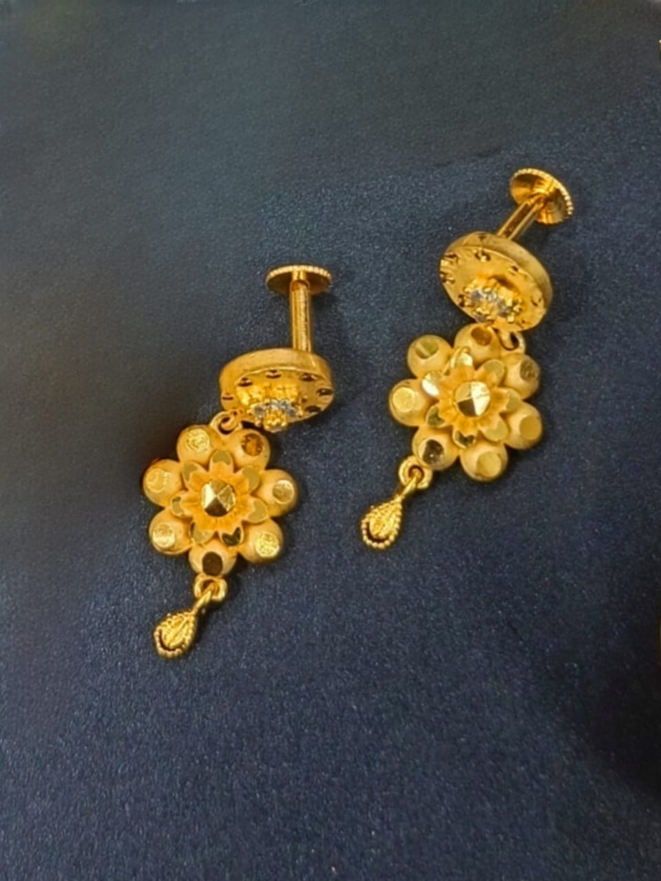 Anya 1 Gram Gold Plated Designer AD Necklace Set