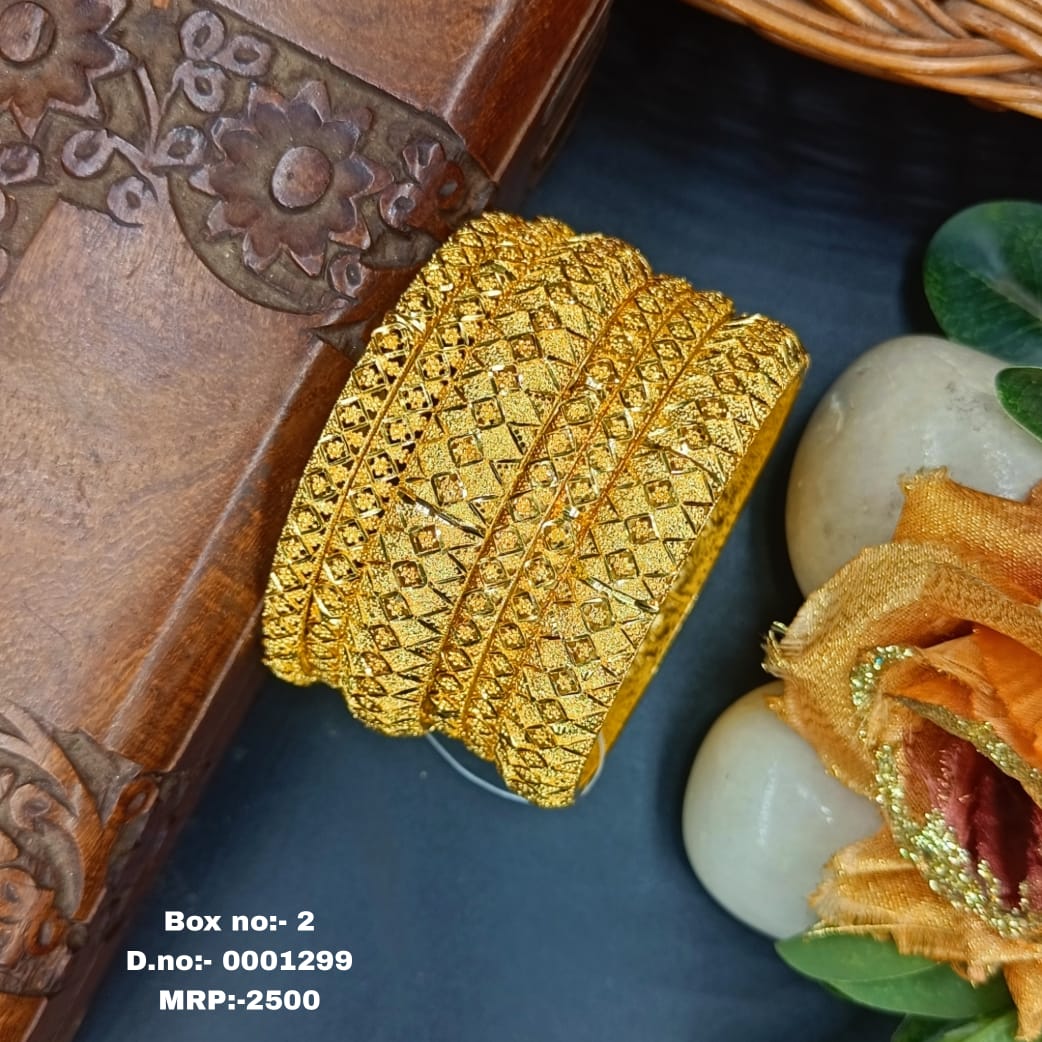 Riddhi One Gram Gold 6 pis Bangles Set