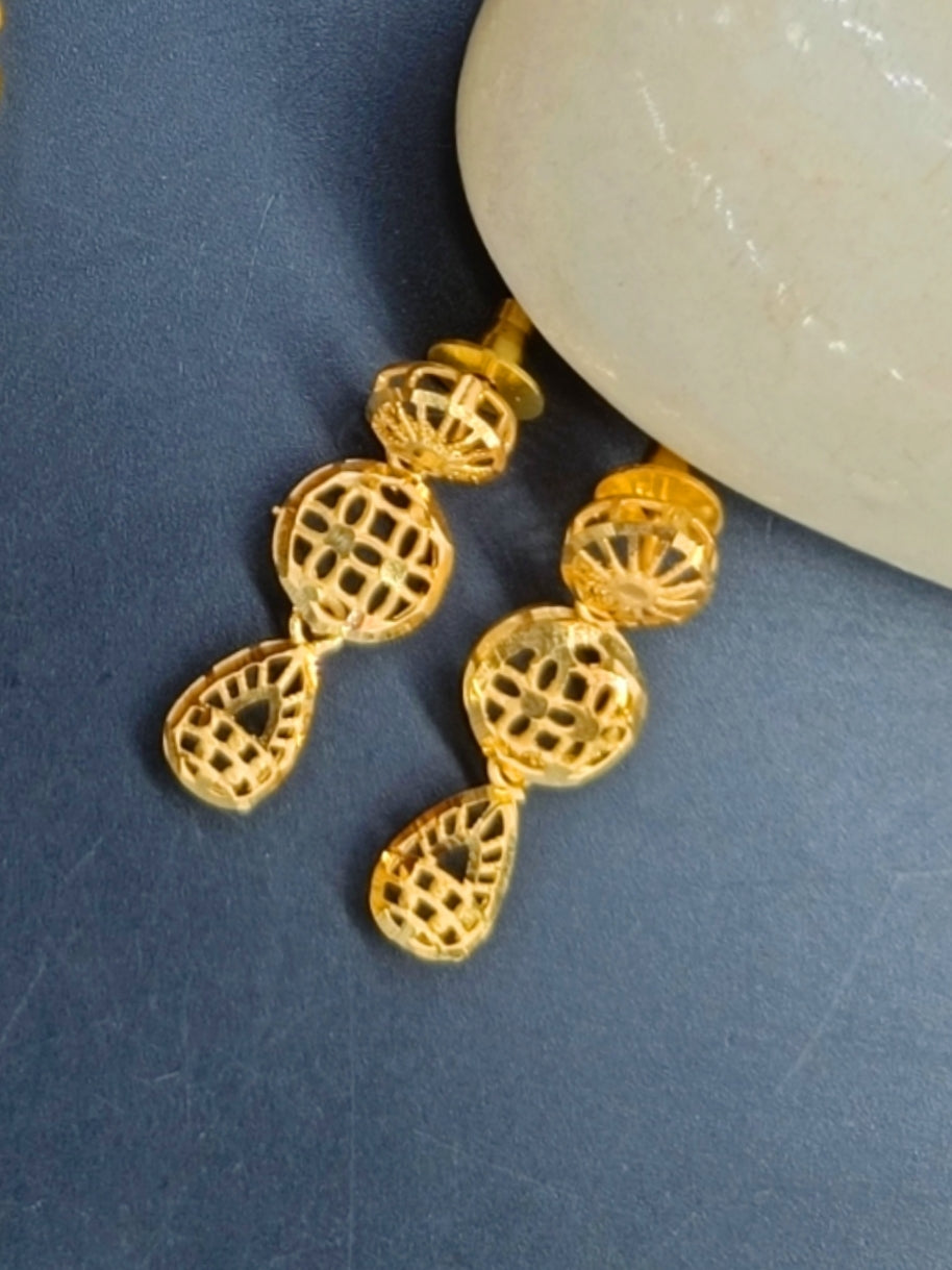 Alsu 1 Gm Gold Plated Chain Set
