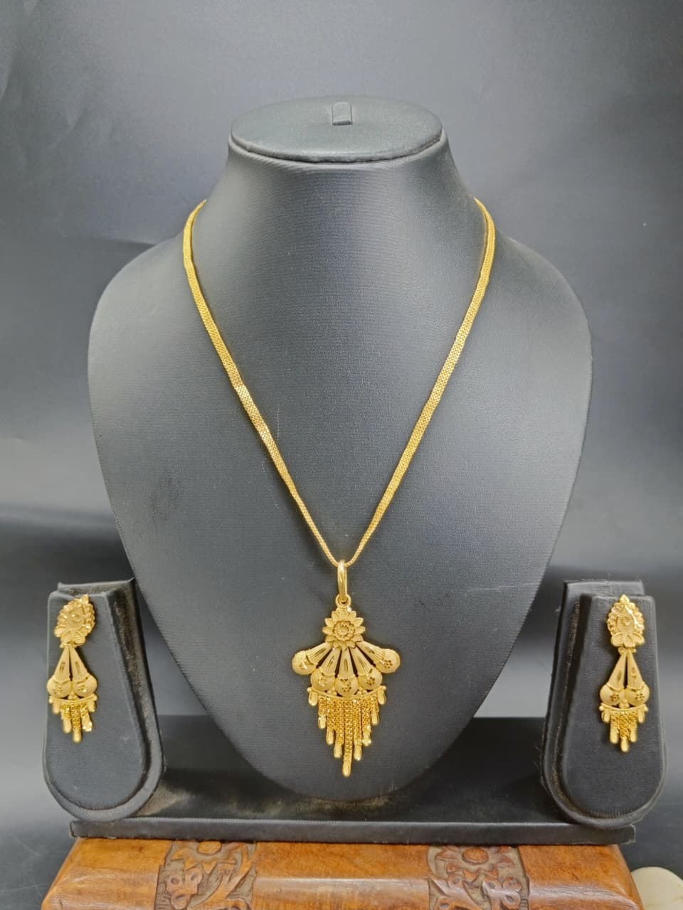 Devika 1 Gm Gold Plated Chain Set