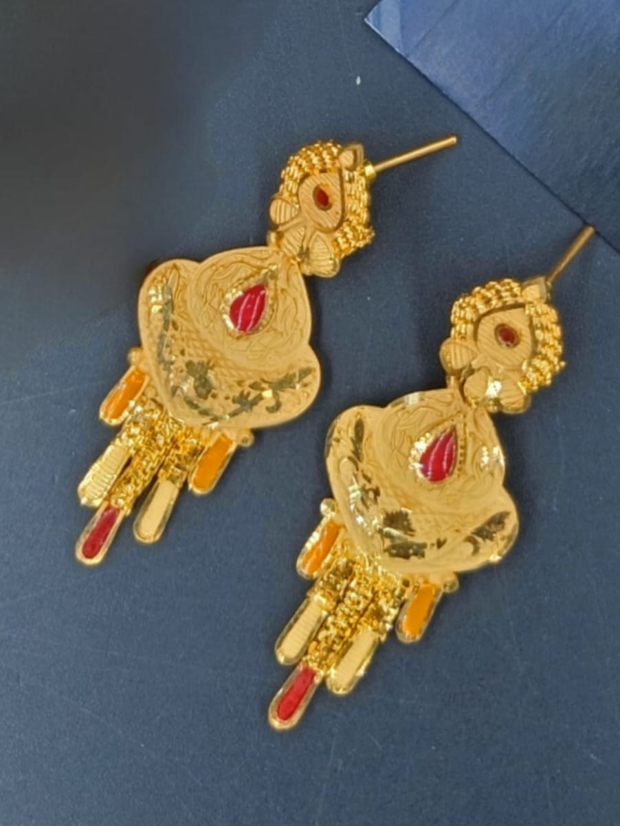 Kalesi 1 Gm Gold Plated Chain Set.