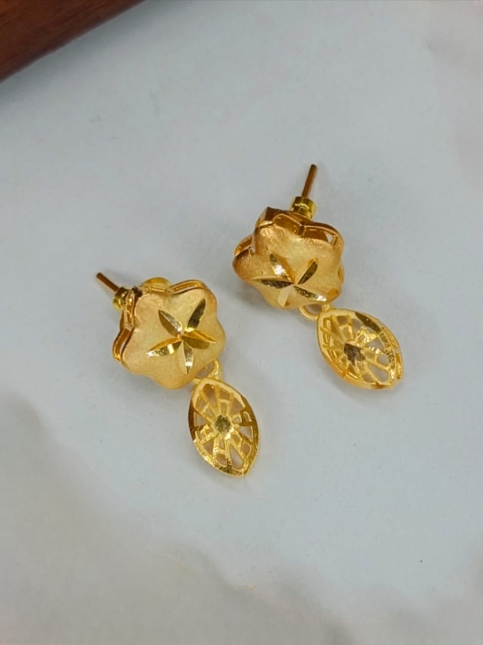 Nila 1 Gram Gold Plated Designer Turkish Necklace Set