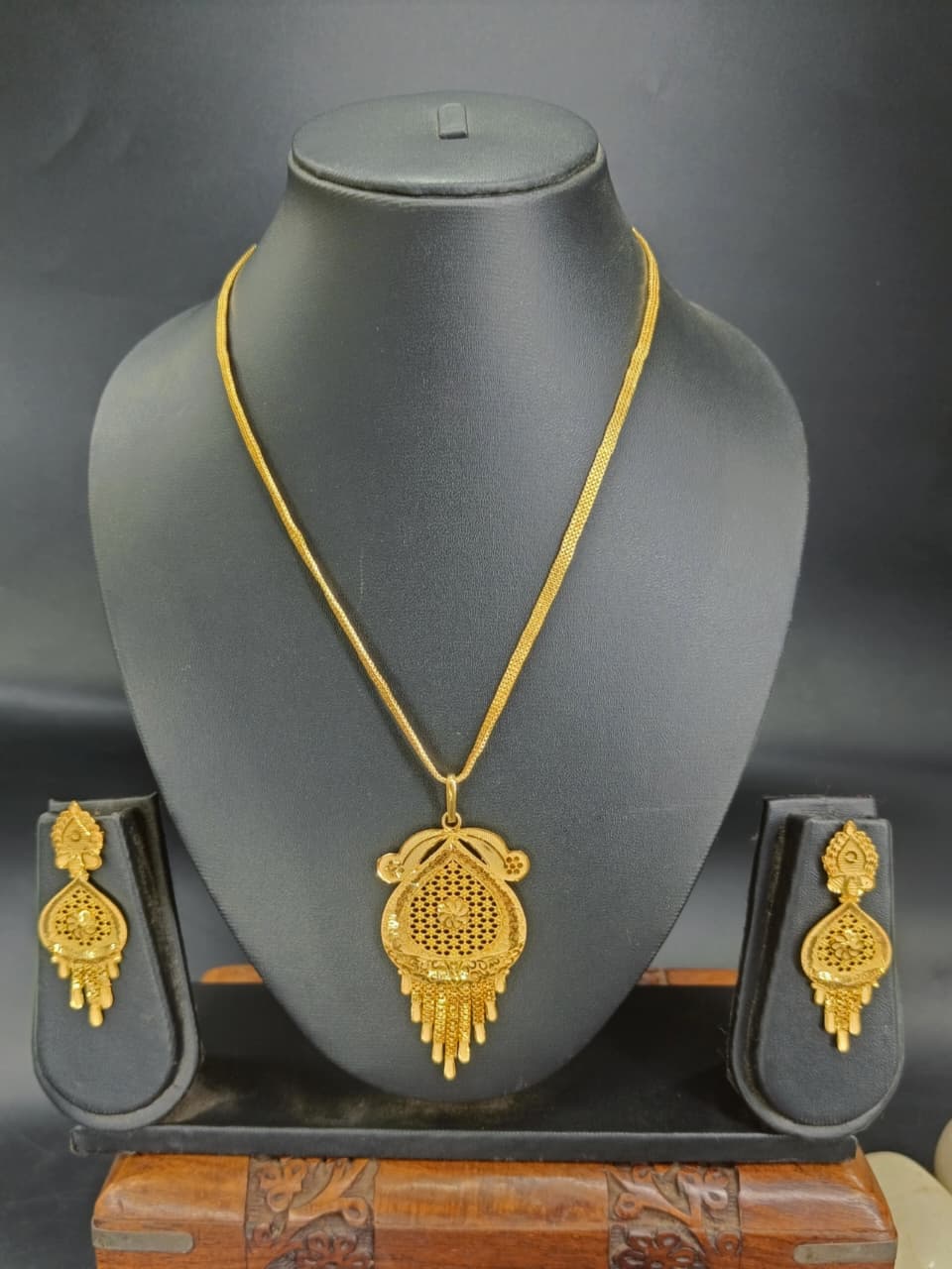 Bhagya  1 Gm Gold Plated Chain Set