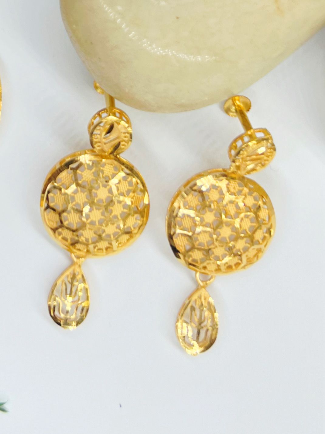 Fariha 1 Gram Gold Plated Designer Turkish Necklace Set