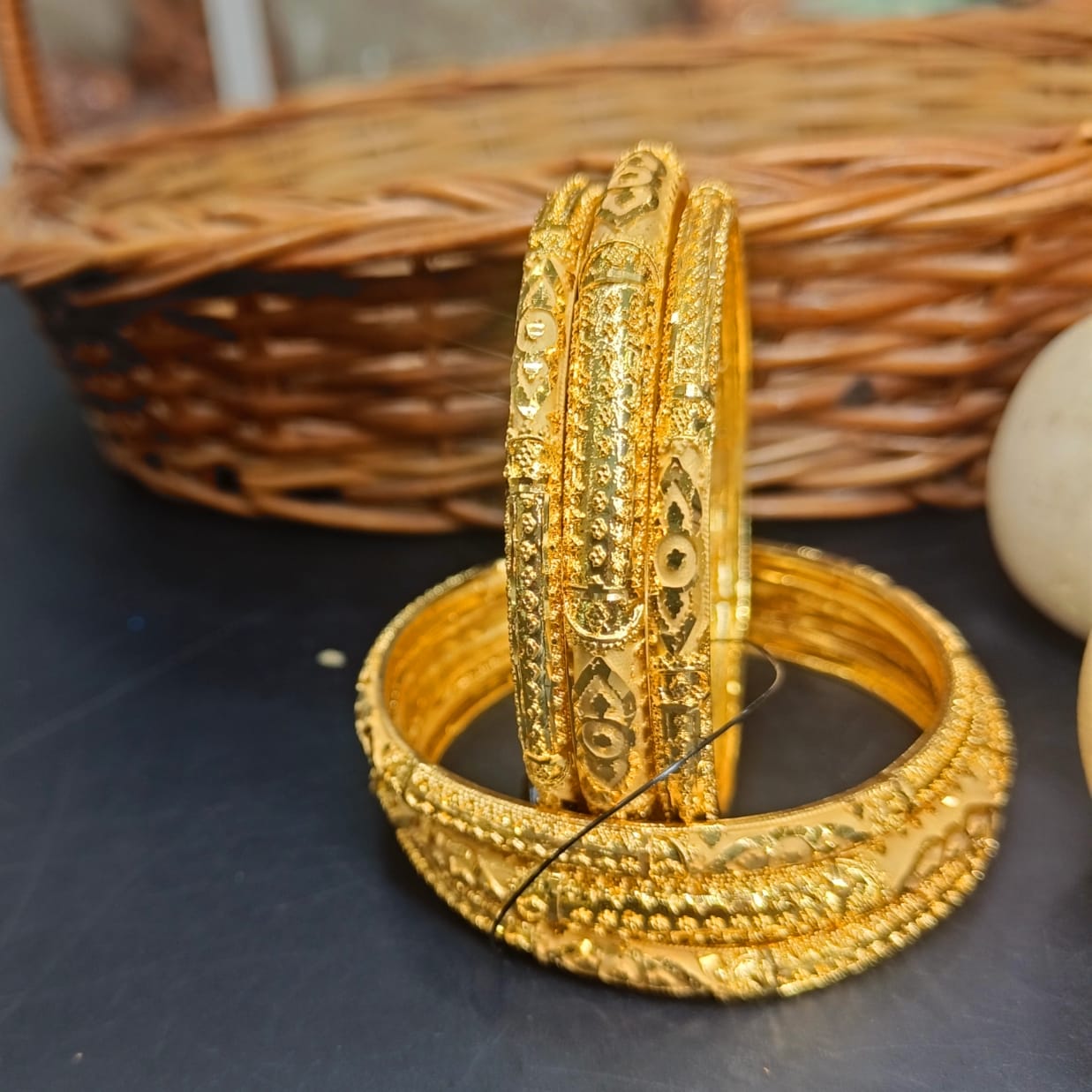 Utkarsha One Gram Gold 6 pis Bangles Set