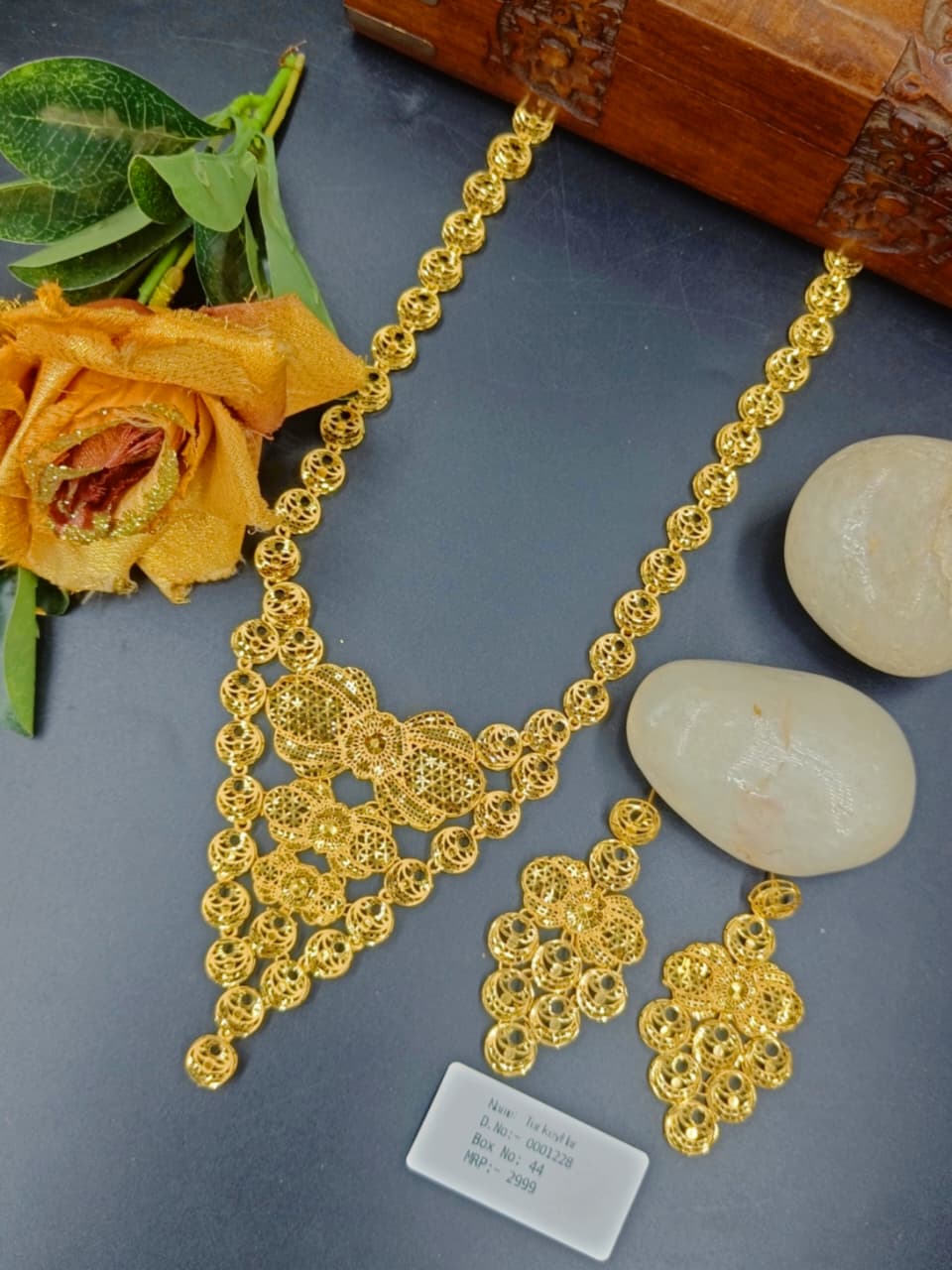 Simran Turkish Gold-Plated Necklace