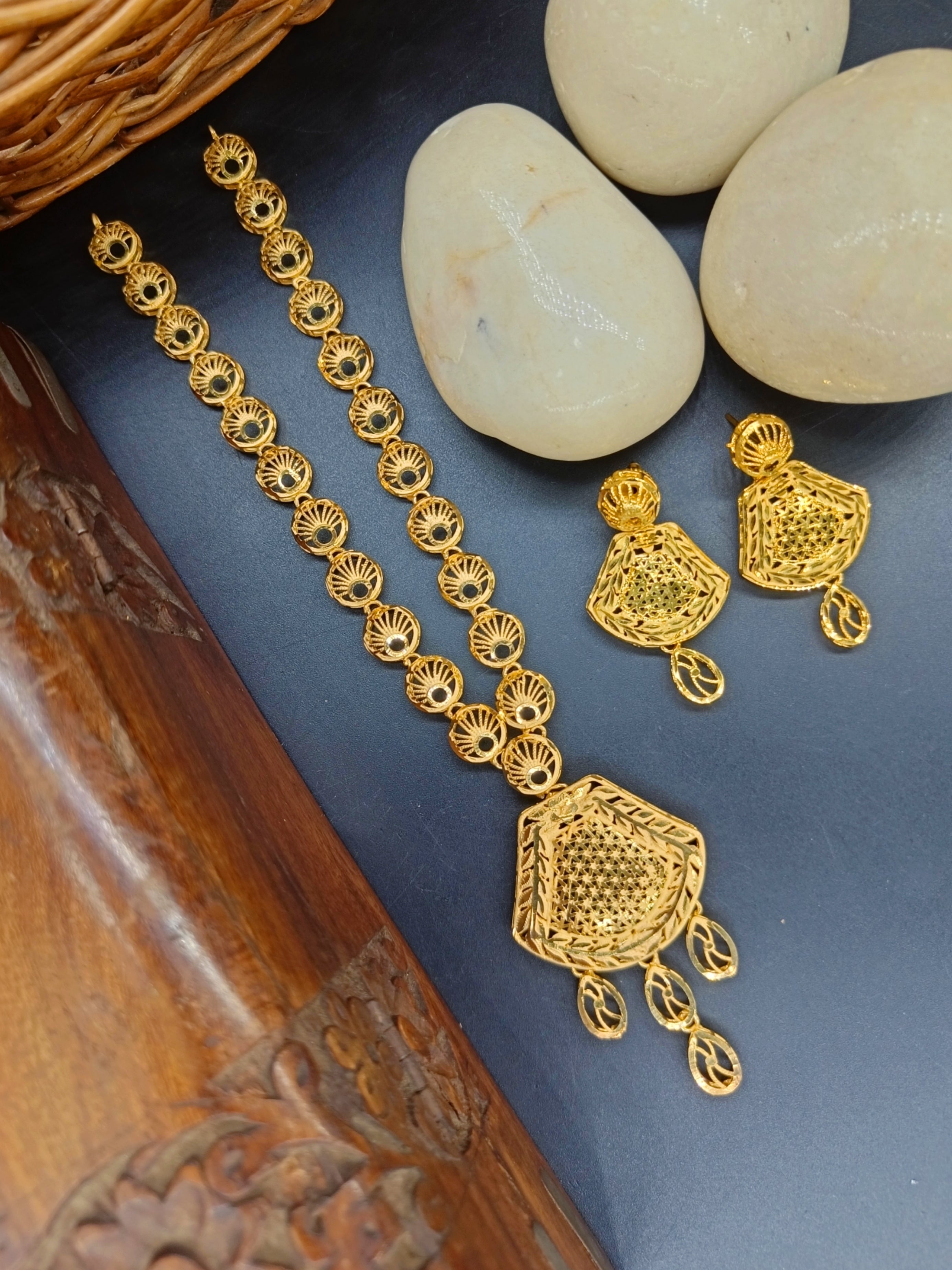 Shreya Turkish Gold-Plated Necklace