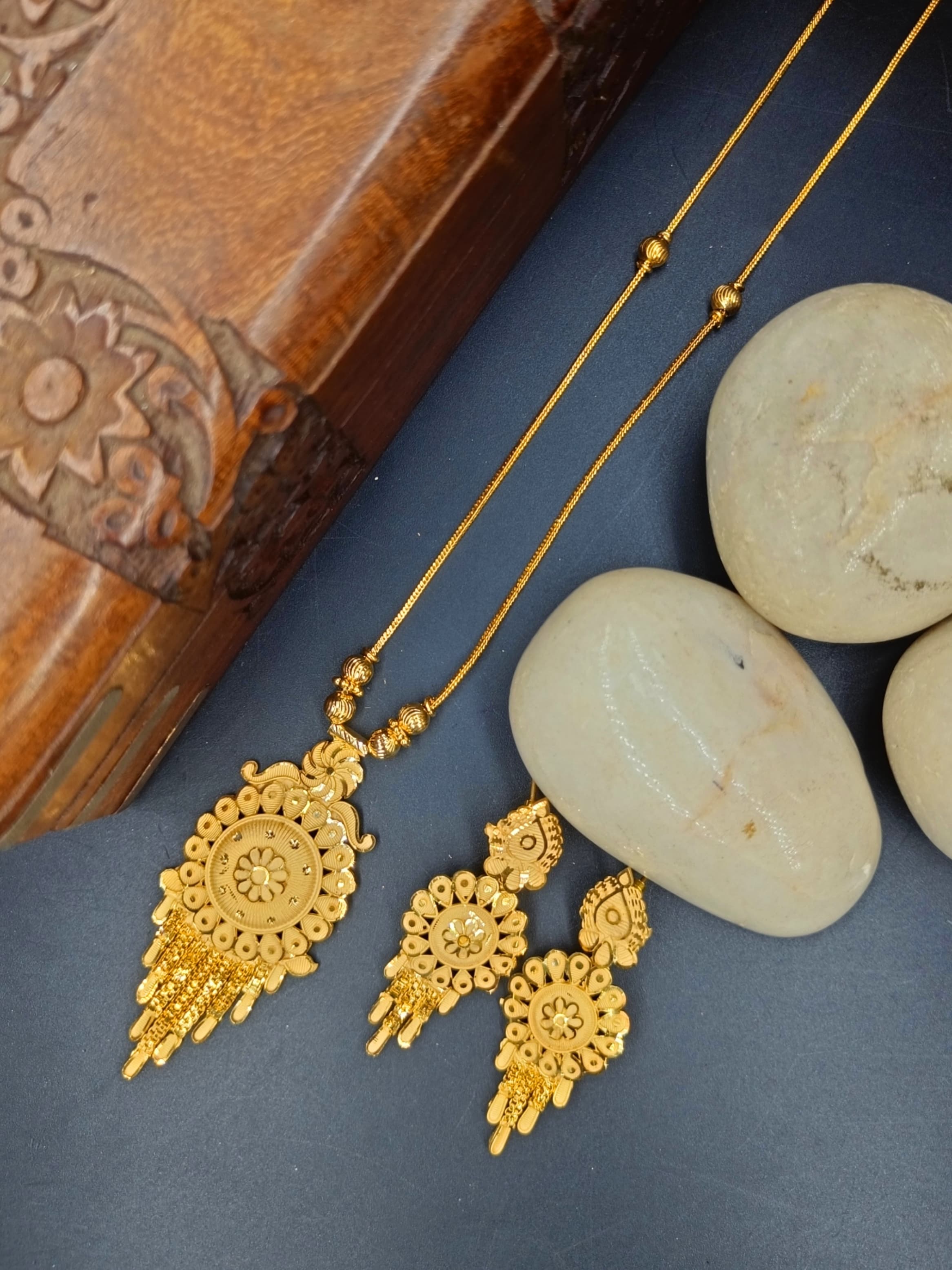 Zhang Ai  1 Gm Gold Plated Chain Set