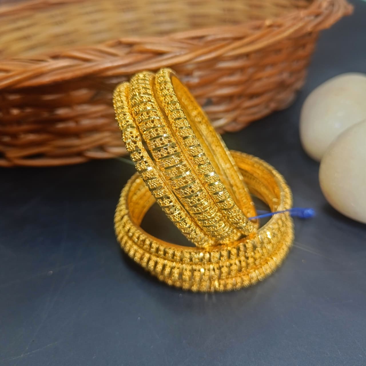 Urvashi One Gram Gold 6 pis Bangles Set