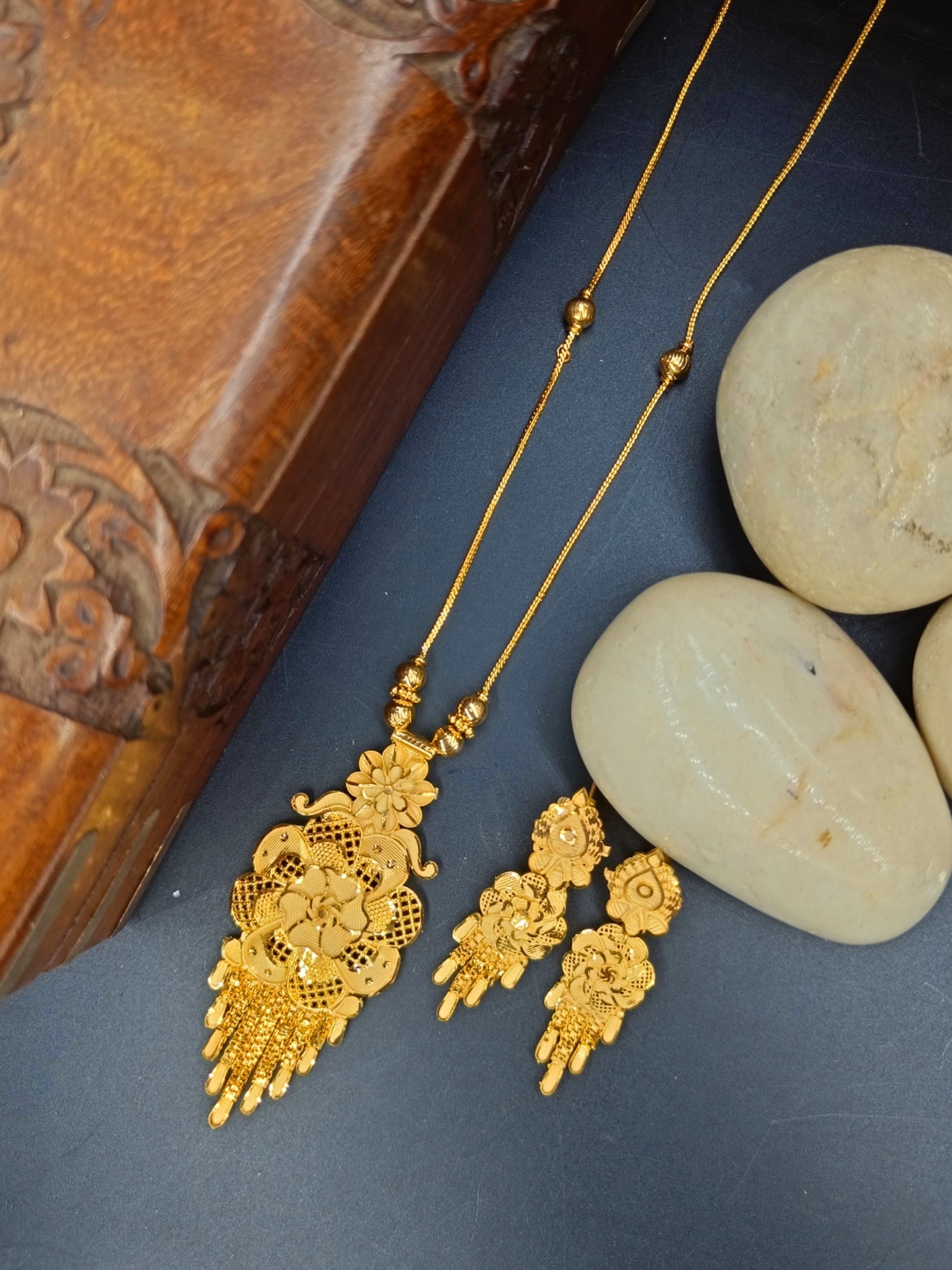 Chyou 1 Gm Gold Plated Chain Set