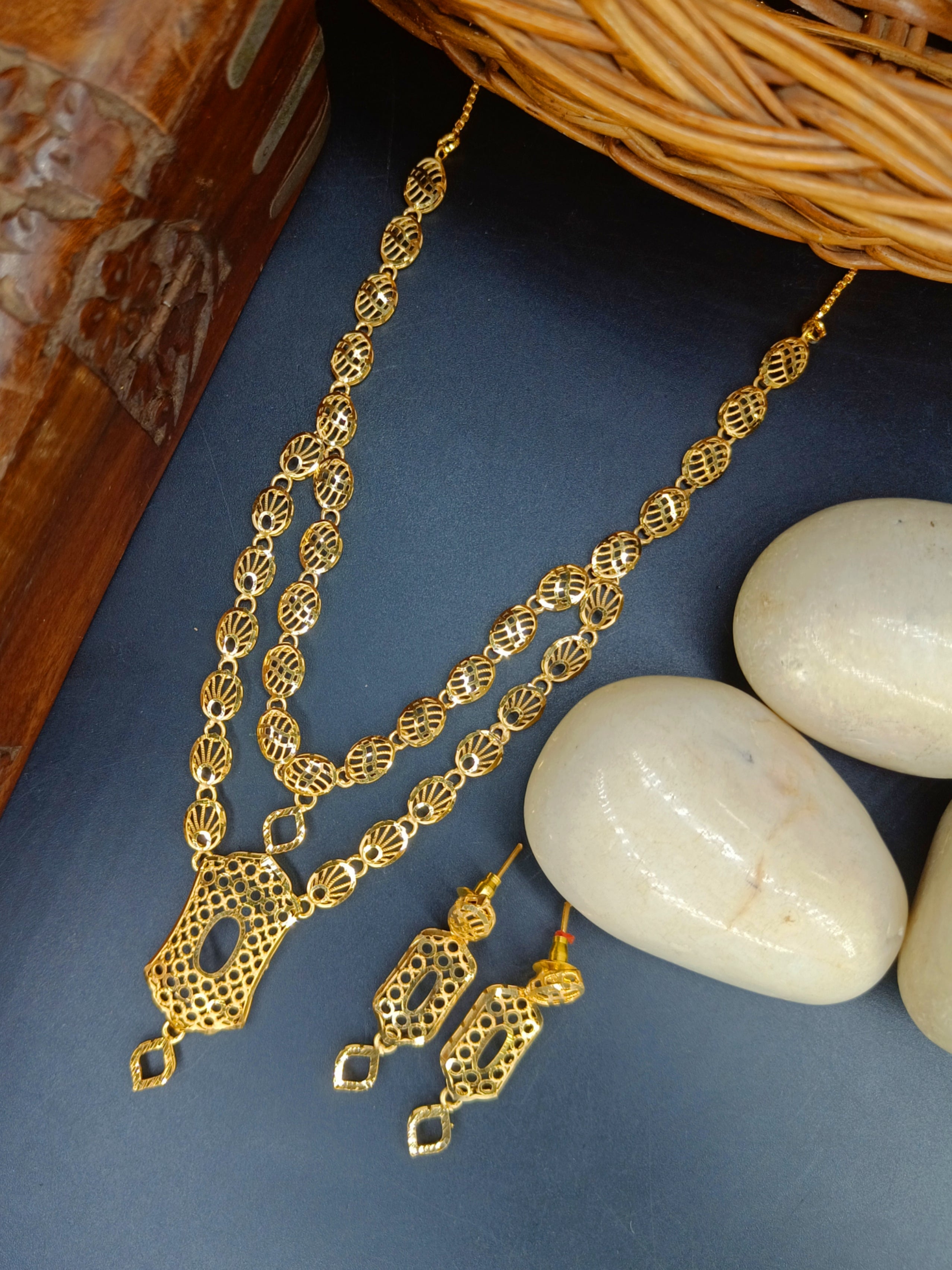Sneha Turkish Gold-Plated Necklace
