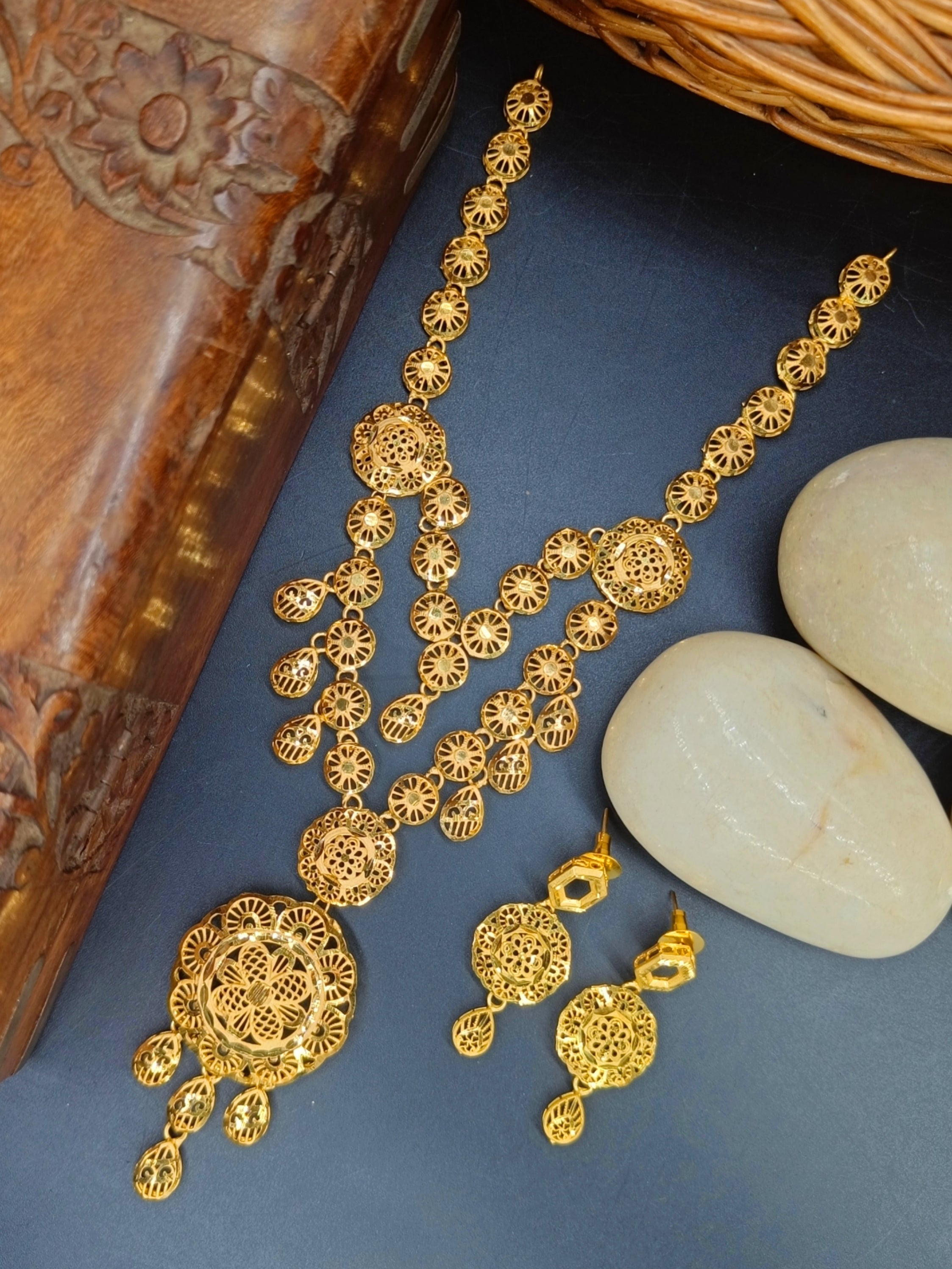 Sharada Turkish Gold-Plated Necklace