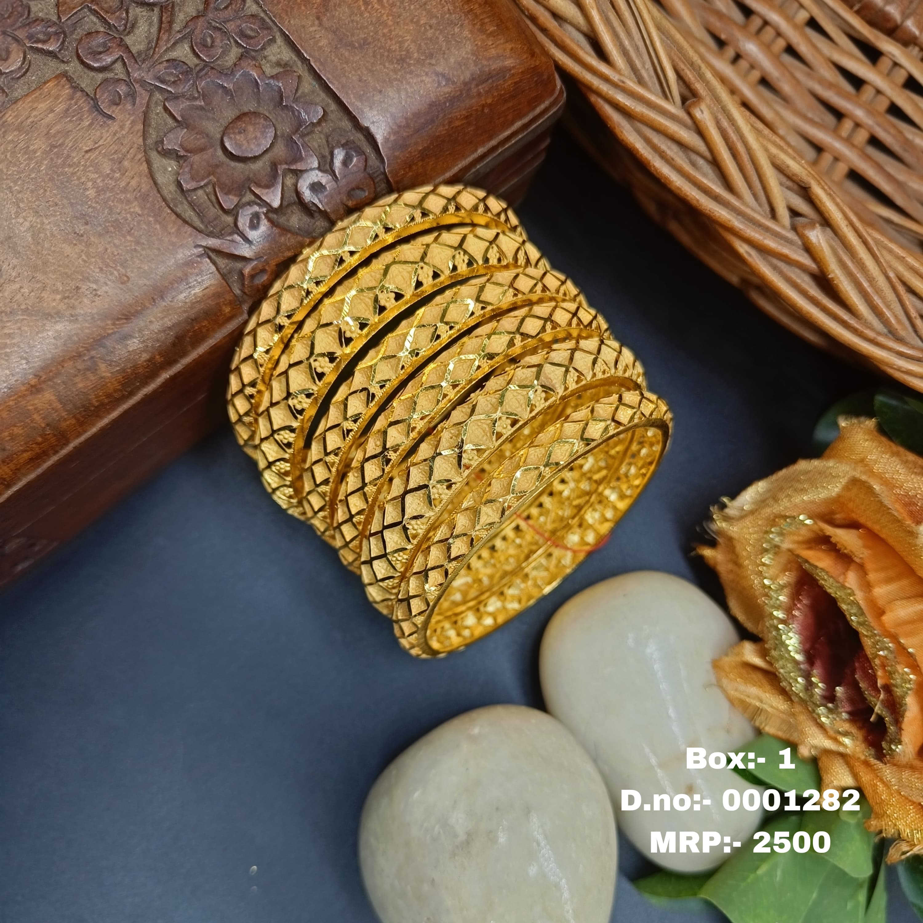 Hansika One Gram Gold 6 pis Bangles Set