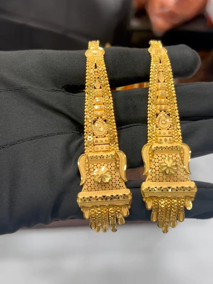 Chitralekha 1 Gram Gold Plated Kan Sahara