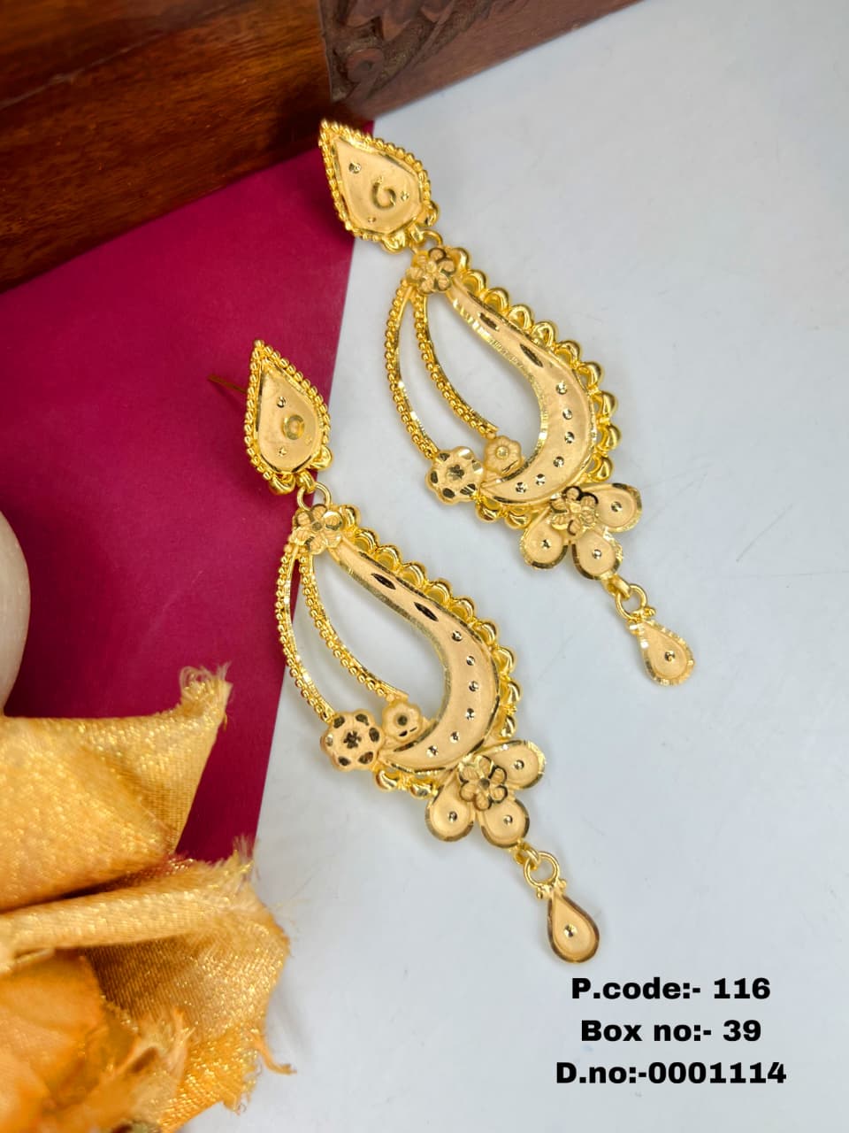 Aarya 1 Gram Gold Plated Chandbali Earings