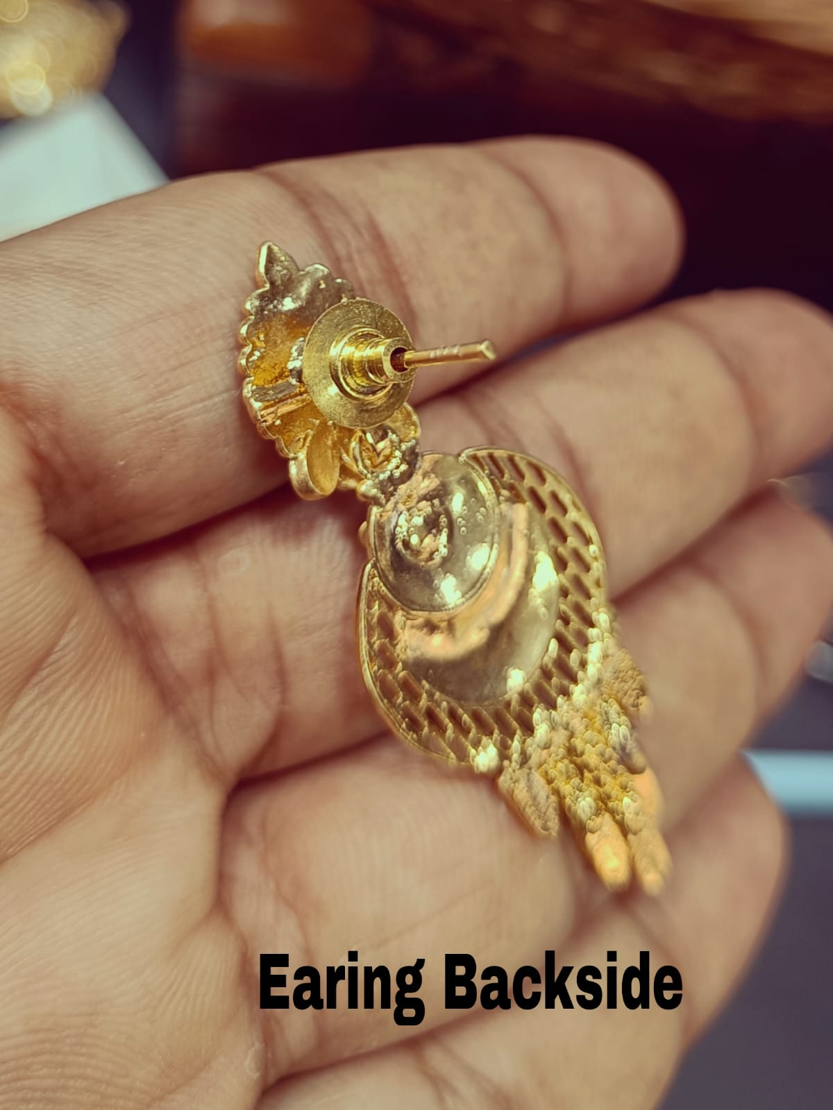 Adhira 1 Gram Gold Plated Chandbali Earings