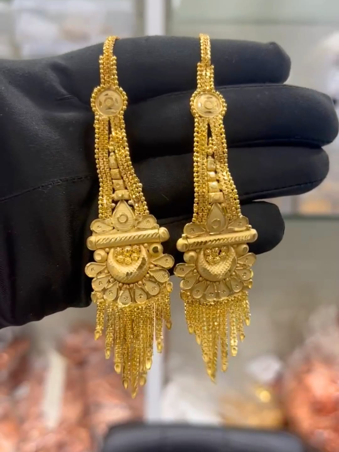 Madhavi 1 Gram Gold Plated Kan Sahara