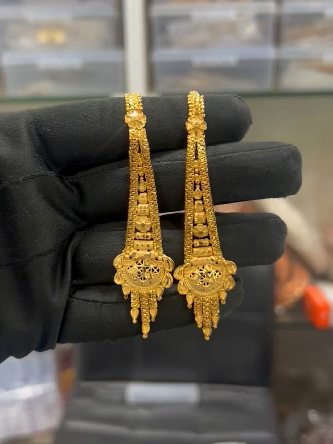 Lalita-Sakhi 1 Gram Gold Plated Kan Sahara