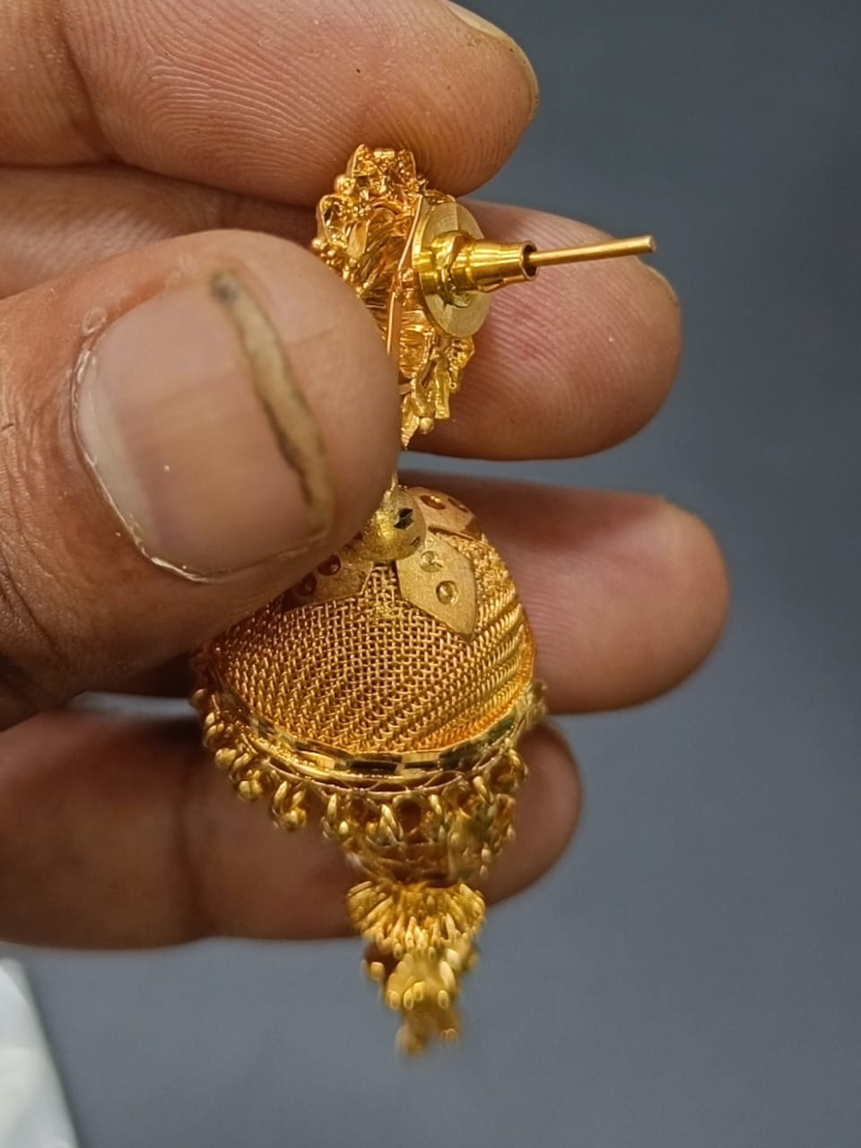 Rajani 1 Gram Gold Plated Jhumka Earings