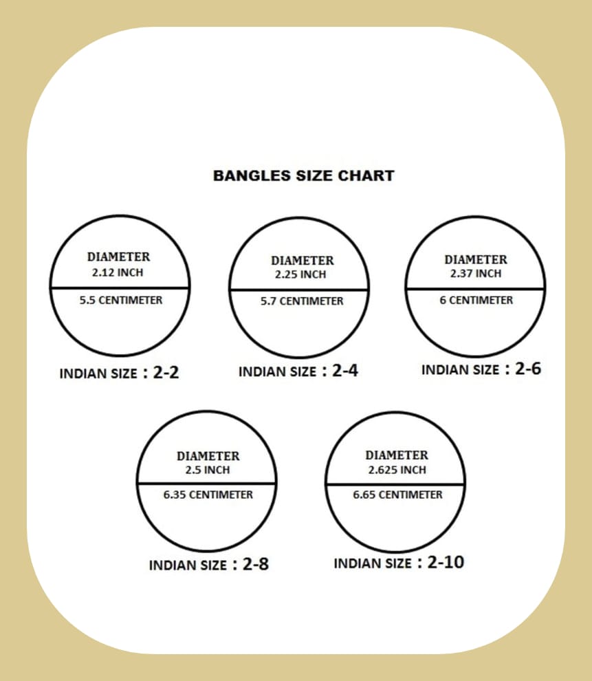 Ramya One Gram Gold 6 pis Bangles Set