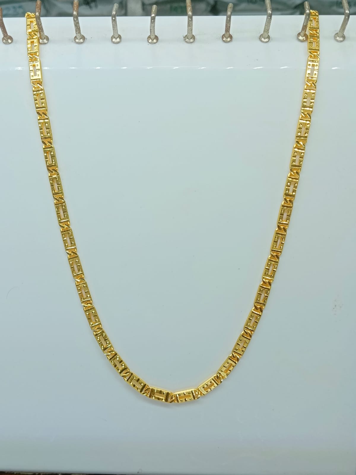 keshavah 1 Gram Gold Pleated Premium Quality Nawabi Chain !
