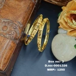 BX-3 One Gram Gold Foaming Women Bangles 0001326