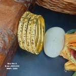 BX-3 One Gram Gold Foaming Women Bangles 0001342