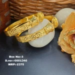 BX-3 One Gram Gold Foaming Women Bangles 0001340