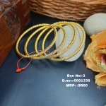 BX-3 One Gram Gold Foaming Women Bangles 0001339