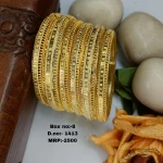 BX-8 One Gram Gold Foaming Women Bangles 0001413