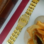 BX-45 One Gram Gold Foaming Designer Lion Bracelet 0000140