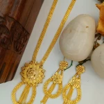 BX-10 One Gram Gold Foaming Chain Pendent Set 0000415