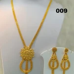 BX-10 One Gram Gold Foaming Chain Pendent Set 0000415