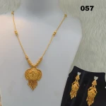 BX-10 One Gram Gold Foaming Chain Pendent Dokiya Set 0000016