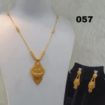 BX-10 One Gram Gold Foaming Chain Pendent Dokiya Set 0000046