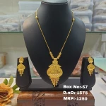 BX-57 One Gram Gold Foaming Chain Pendent Dokiya Set 0001575