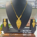 BX-57 One Gram Gold Foaming Chain Pendent Dokiya Set 0001583