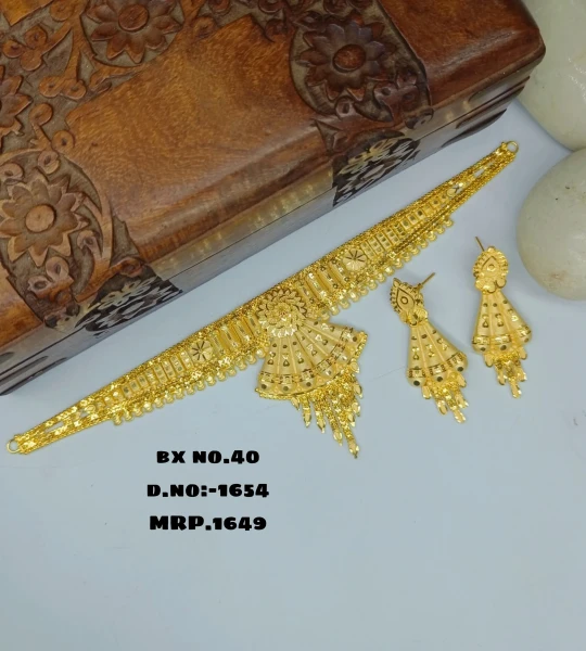 BX-40 One Gram Gold Foaming Designer Fancy Chik Set 0001654