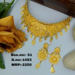 BX-51 One Gram Gold Foaming Choker Set 0001493