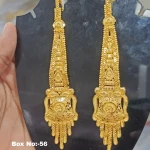 BX-56 One Gram Gold Foaming Designer Kanchain Earings 0001568