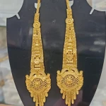 BX-56 One Gram Gold Foaming Designer Kanchain Earings 0001570