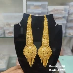 BX-56 One Gram Gold Foaming Designer Kanchain Earings 0001572