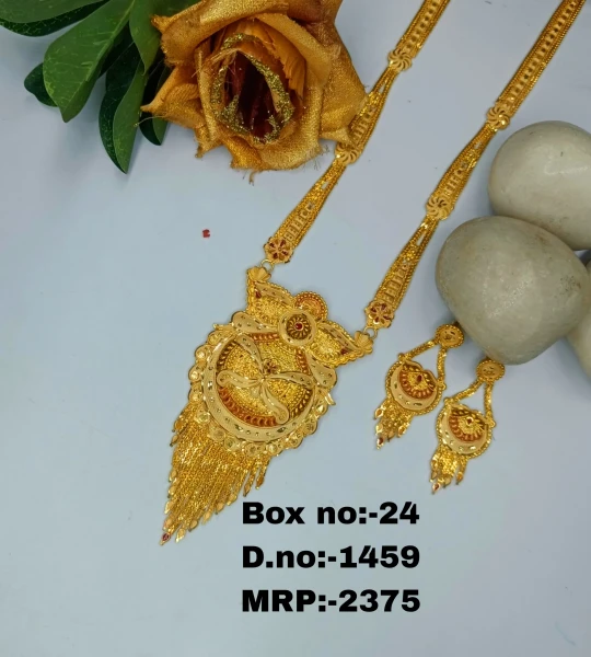 BX-24 One Gram Gold Foaming Rani Har Set 0001459