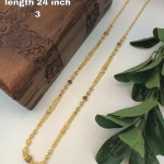 BX-16 One Gram Gold Foaming Designer Mala 0000031