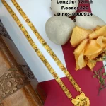 BX-38 One Gram Gold Foaming Designer Jalgoan Patta Mangalsutra 0000914